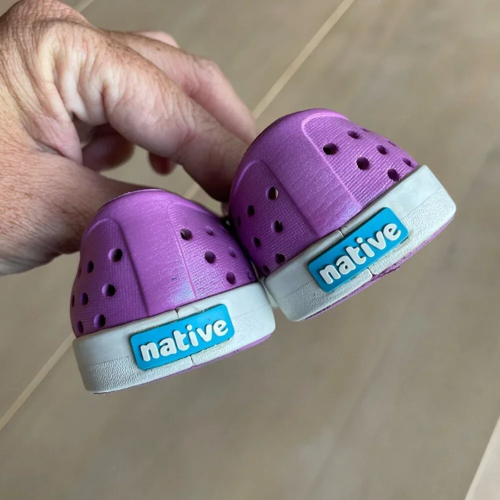 Native Shoes Jefferson Kids Purple Water Shoes mary jane
